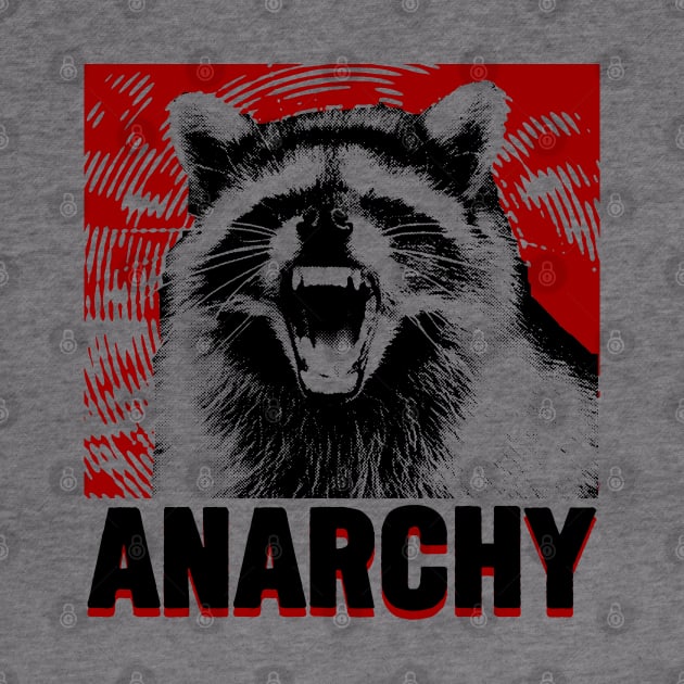 Anarchy Raccoon Red by giovanniiiii